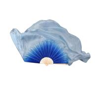 ZYFHYU Voile éventail de Danse 86 cm, Une Paire, Accessoire de Costume de Danse Orientale, dégradé, Accessoires de Danseuse, Double Face, Rond pour La Danse du Ventre(Color 3,1pcs Right 1pcs Left)