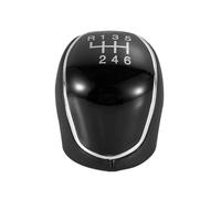 Zyfto Couvercle de pommeau de vitesse Pommeau de levier vitesses 5/6 rapports pour Ford pour Mondeo 4,pour Mk4,pour Focus, S-Max,C-Max,pour Kuga(Black r135)