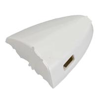 Zyfto Poignée de porte de voiture Poignée de porte extérieure gauche voiture, 1 pièce, capuchon plastique 69218-53021 IS250 IS350 3,5 L 2006-2013(Blanc)