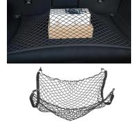 Zyfwzc Filet de Coffre de Voiture avec 4 Crochets pour BMW X3 G01 2018-2022, Filet de Chargement en Nylon Noir, 70x70 cm
