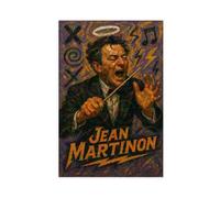 ZYGNBHL Chef d'orchestre Jean_Martinon Poster Impression pour chambre d'adolescent garçon Toile Art mural Peinture Impression sur toile sans cadre 50,8 x 76,2 cm