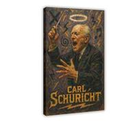 ZYGNBHL Conductor Carl_Schuricht Impression sur toile murale pour la maison, l'école, le bureau, cadre décoratif 50,8 x 76,2 cm