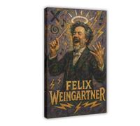 ZYGNBHL Conductor Felix_Weingartner - Affiches sur toile pour chambre à coucher, bureau, chambre, cadre cadeau, 50,8 x 76,2 cm