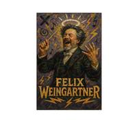 ZYGNBHL Conductor Felix_Weingartner Poster mural sur toile pour chambre à coucher, bureau, cuisine, décoration cadeau, sans cadre, 61 x 91,4 cm