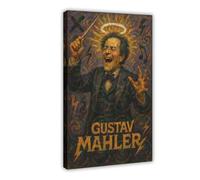 ZYGNBHL Conductor Gustav_Mahler Poster pour chambre esthétique sur toile et cadre d'impression 61 x 91,4 cm