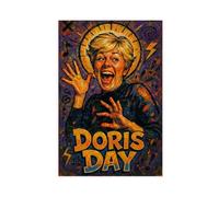ZYGNBHL Impression sur toile « Heaven Needs Humo » - Comédien Doris_Day - Décoration murale moderne pour chambre à coucher - Sans cadre - 61 x 91,4 cm