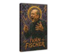 ZYGNBHL Impression sur toile Iván_Fischer - Décoration murale pour chambre à coucher, bureau, chambre, cadre cadeau - 40,6 x 61 cm