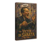 ZYGNBHL Impression sur toile représentant le chef d'orchestre Victor_de_Sabata pour chambre d'adolescent et de garçon 50,8 x 76,2 cm