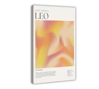 ZYGNBHL Introduction to Leo's Fortune And Personality, The Twelve_Constellations Poster Print for Teen Boys Room Canvas Wall Art Painting Print Frame 2