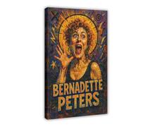 ZYGNBHL Poster comédien Bernadette_Peters - Décoration sur toile pour chambre à coucher, bureau, chambre, cadre cadeau - 61 x 91,4 cm