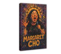 ZYGNBHL Poster comédien Margaret_Cho - Décoration sur toile pour chambre à coucher - Paysage sportif - Décoration de bureau - Cadre cadeau - 30,5 x 45,7 cm