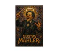 ZYGNBHL Poster du chef d'orchestre Gustav_Mahler pour chambre esthétique sur toile Poster et impression sans cadre 61 x 91,4 cm