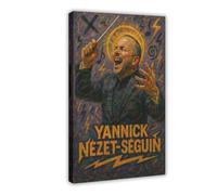 ZYGNBHL Poster du chef d'orchestre Yannick_Nézet-Séguin pour chambre Esthétique Toile Art mural Poster et cadre d'impression 30,5 x 45,7 cm