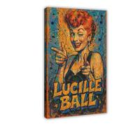 ZYGNBHL Poster sur toile de l'actrice de film Lucille_Ball - Décoration murale moderne pour chambre à coucher - 50,8 x 76,2 cm