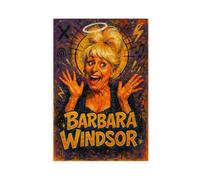 ZYGNBHL Poster sur toile « Heaven Needs Humo » - Comédien Barbara_Windsor - Décoration murale moderne pour chambre à coucher - Sans cadre - 50,8 x 76,2 cm