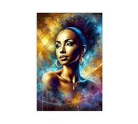 ZYGNBHL Sade_Adu Poster pour bureau, chambre à coucher, esthétique, 60 x 90 cm