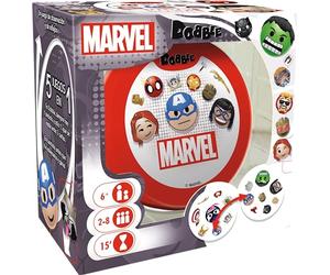 Zygomatic Dobble Marvel Emoji Jeu de Cartes d'action et de réflexes à partir de 7 Ans 2 à 8 Joueurs 15 Minutes par Partie Espagnol et Portugais