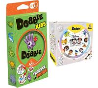 Zygomatic | Lot : 1 Dobble Kids - Édition 2021 + 1 Dobble Disney | Jeu de société | À partir de 4 ans | 2 à 8 joueurs | 15 minutes