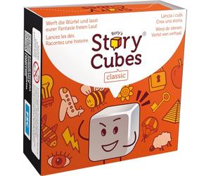Zygomatic, Rory's Story Cubes Classic Version Allemande Jeu Familial coopératif pour 1 Joueur ou Plus à partir de 6 Ans, Jeu de dés avec 20 Minutes de Temps de Jeu par Partie, multilingue