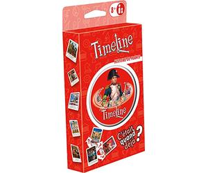 Zygomatic - Timeline : Histoire DE France - Placer Les Cartes dans l'Ordre Chronologique - Jeu de Rapidité pour Enfants dès 8 Ans - Jeu de Société Éducatif - 2 à 6 Joueurs - 15 Min - en Français