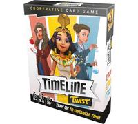 Timeline Twist Jeu de cartes - Testez vos connaissances chronologiques ! Jeu de questionnaires coopératif, jeu familial amusant pour enfants et adultes, à partir de 8 ans, 2 à 6 joueurs, 20 minutes de