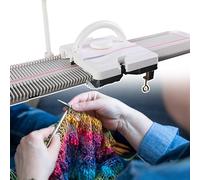 ZYGPH Automatic Knitting Machine for Knitting Scarves and Hats, Knitting Machine, 6.5mm Medium Gauge, Knitting Machine Set with Accessories, Compatible with Most Hand Knitting Yarns