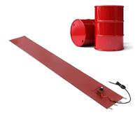 ZYGPH Bande chauffante pour fût métallique de 55 gallons, en Silicone, pour fût de Graisse, avec Thermostat (1740 x 250 mm)