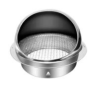 ZYGPH Chapeau de cheminée hémisphérique en Acier Inoxydable, pour cheminée, pour Conduit de Ventilation de Toit Externe, pour sèche-Linge à gaz et électriques (18 cm/7 po)