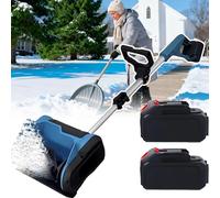 ZYGPH Déneigeuse sans Fil - Souffleuse à Neige à Batterie, 2 800 TR/Min et 21 V - Déneigeuse de 8,9 m, Pelle à Neige électrique compacte pour Appartements, garages et camions