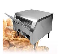 ZYGPH Grille-Pain à convoyeur Commercial en Acier Inoxydable, contrôle de température à 7 Niveaux, Four Grille-Pain Haute capacité pour la Restauration Professionnelle, argent-150