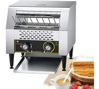 ZYGPH Grille-Pain à convoyeur Professionnel 600 tranches/Heure, Robuste, en Acier Inoxydable, avec Double résistance chauffante, Tapis Roulant électrique en Acier Inoxydable pour café - 2200 W