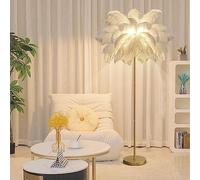 ZYGPH Lampadaire Rose à 3 températures de Couleur, lampadaire Arbre pour Salon, Lampe sur Pied Haute avec Interrupteur au Pied, lampadaire doré pour Chambre, 6 Ampoules LED