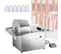 ZYGPH Machine Automatique à Nouer et ficeler Les saucisses, 200 W, avec réglage de la Longueur et du Serrage, diamètre Max. 5 cm