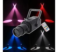 ZYGPH Projecteur de scène 50 W, éclairage d'imagerie, Blanc Chaud, 4 en 1, LED Pinspot, télécommande DMX512, Commande vocale, pour discothèque, DJ, Spectacles de Mariage