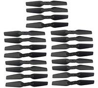 ZYGY 20PCS hélice pour E58 S168 JY019 Pliant Quadcopter Paddle de Rechange pièces UAV hélice Pliante (Noir)