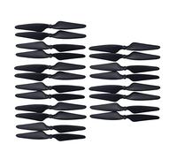 ZYGY 20PCS Hélices pour Hubsan H501s H501A H501C H501M H501S W H501S Pro MJX B3 Bugs 3 B3H Bugs 3H F17 F100 HS700 D80 RC Quadcopter Noir