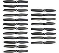 ZYGY 20PCS Hélices pour MJX B6 B5W B6F B6FD Bugs 6 F20 RC Quadcopter Pièce de Rechange Drone Noir