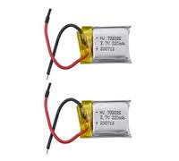 ZYGY 2PCS 3.7V 220mah Lithium Batterie pour HS190 901HS 901S 901H X300C LF606 SG800 S9 SYMA S107 S107G S108G S109G Mini Quadcopter Accessoires Télécommande Aircraft Batterie