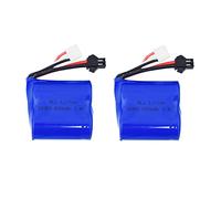 ZYGY 2PCS 7.4V 600mAh Batterie au Lithium pour Syma Q2 Q3 Skytech H100 H102 H106 H120 RC Bateau