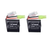 ZYGY 2PCS 7.4V 850mAh Batterie au Lithium pour H102 Haute Vitesse Télécommande Bateau Remote Control Électrique Jouet Bateau H106 H110 H112 TX121 H119 H122 H155 Bateau Hors-Bord Imperméable