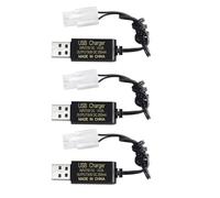ZYGY 3PCS 9.6V Prise Tamiya Câble de Charge USB pour Voiture télécommandée Camion-citerne Wagon Technique Bateau RC Voiture Jouet Chargeur de Batterie Tamiya Plug