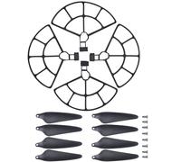 ZYGY 4PCS Anneau de Protection à dégagement Rapide et 8 hélices pour HS360S Protecteur de pales de Drone Anneau de Protection pour quadcoptère Télécommande Accessoires de Protection d'aile