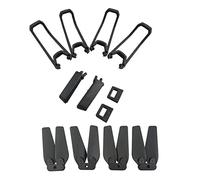 ZYGY 4pcs hélice + 4pcs Housse de Protection+4pcs Train d'atterrissage pour E58 S168 JY019 Quadcopter Pliant Drone