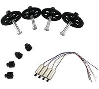 ZYGY 4PCS Moteurs &4PCS Grands Engrenages & 4PCS Petits Engrenages pour VISUO XS809W XS809HW XS809 RC Drone Pièce de Rechange Quadcopter Télécommandé