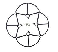 ZYGY 4PCS Protecteurs d'Hélice Amovible Amortisseur de Chocs pour Hubsan H501S RC Quadcopter Drone Noir