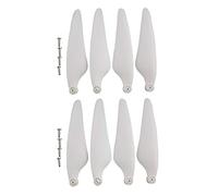 ZYGY 8PCS Hélice pour Hubsan Zino H117S H117S Zino Pro Antenne Quatre-Axes Aéronef Télécommande Drone Forward et Reverse Paddle Blanc