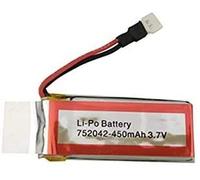ZYGY Accessoire 1PCS 3.7V 450mAh Batterie au Lithium pour D20 UDI U27 U941 U941A U841 U843 U842 FPV U28-1 RC Quadcopter Picèe de Rechange Drone