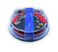 ZYHARUKO Accessoires de modification pour caisson de basses, amplificateur, câblage, fusibles, support de haut-parleurs de voiture, kit de câble 8 GA 60 A