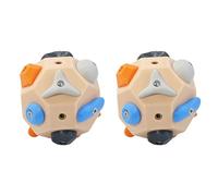 ZYHARUKO Bloc d'exercice portable pour escalade avec 10 poignées interchangeables pour entraînement de force et voyage, fitness, outil de musculation des doigts