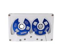 ZYHARUKO Bobine de ruban adhésif rétro en métal 45 minutes double face pour audiophiles et collectionneurs